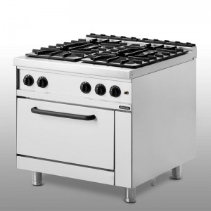 Gas Open Burners With Oven